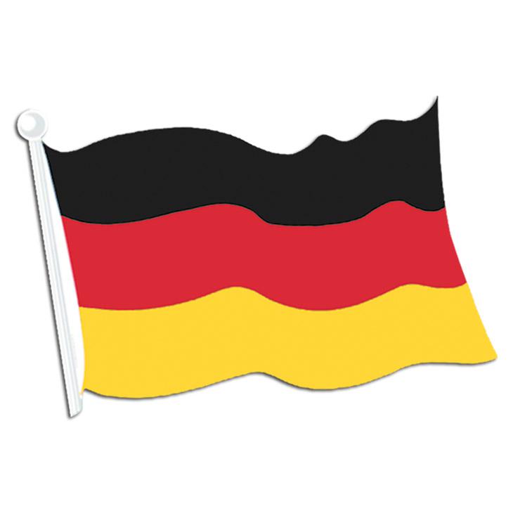 Papp Flagge Deutschland 43 X 31 Cm G Nstig Kaufen Bei Partydeko De