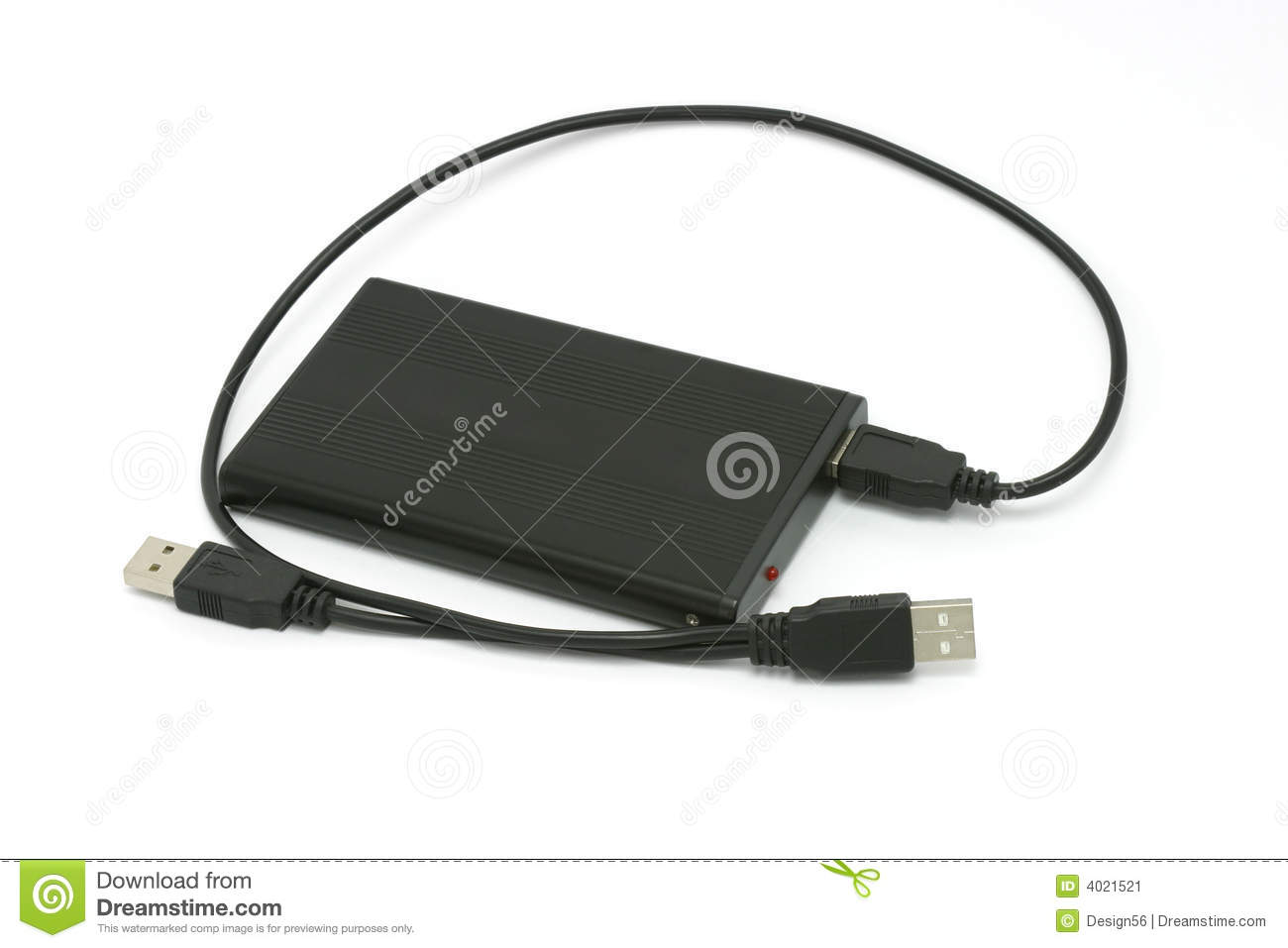 Portable External Hdd Hard Disk Drive Stock Image   Image  4021521