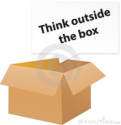 Stock Images  Think Outside The Box