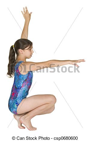 Stock Photography Of 12 Year Old Girl In Gymnastics Poses   Model