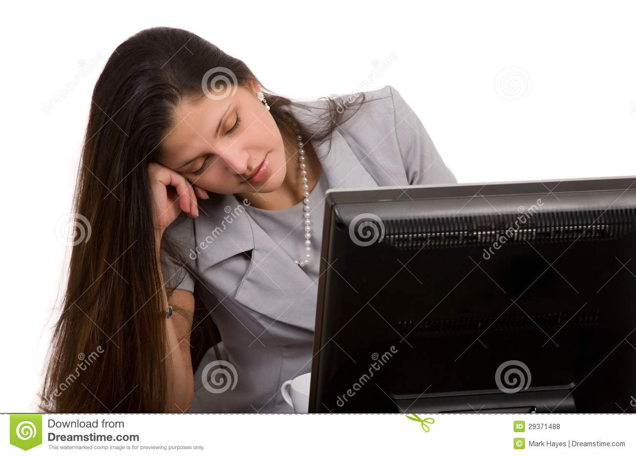 Tired Office Worker Royalty Free Stock Photos   Image  29371488