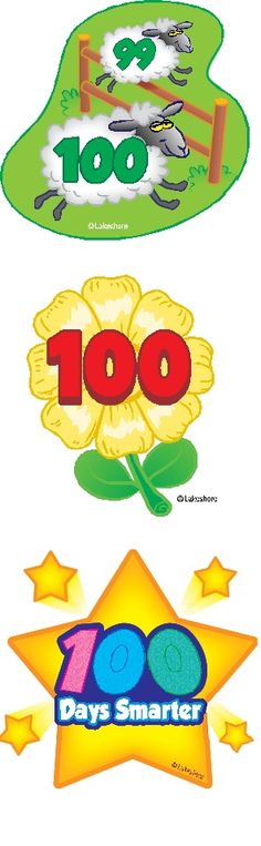 100 Days Of School On Pinterest   100th Day Clip Art And Schools