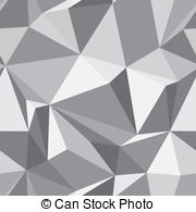 Abstract Seamless Texture   Polygons Background   Vector Stock
