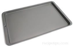 Baking Sheet With Sides A Flat Pan Or Sheet Of Metal That Is Used To