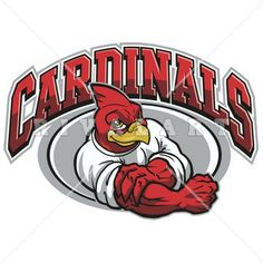 Clipart Image Of A Cardinals Logo Graphic More Cardinals Logo Clipart