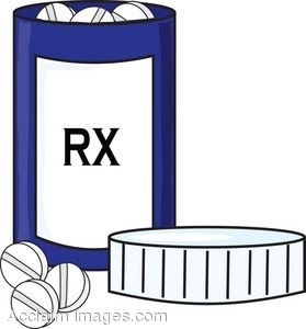 Description  Clip Art Of Pills In A Prescription Bottle  Clip Art