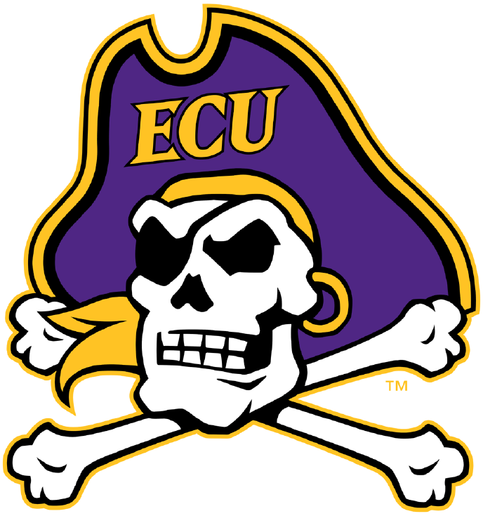 East Carolina Pirates Primary Logo Ncaa Division I D H Clipart