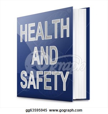 Health And Safety Concept Title  White Background  Clipart Drawing