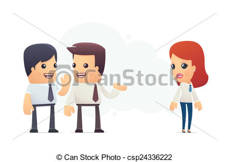 New Employee Clipart Managers Discuss New Employee