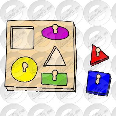 Picture For Classroom   Therapy Use   Great Shape Puzzle Clipart