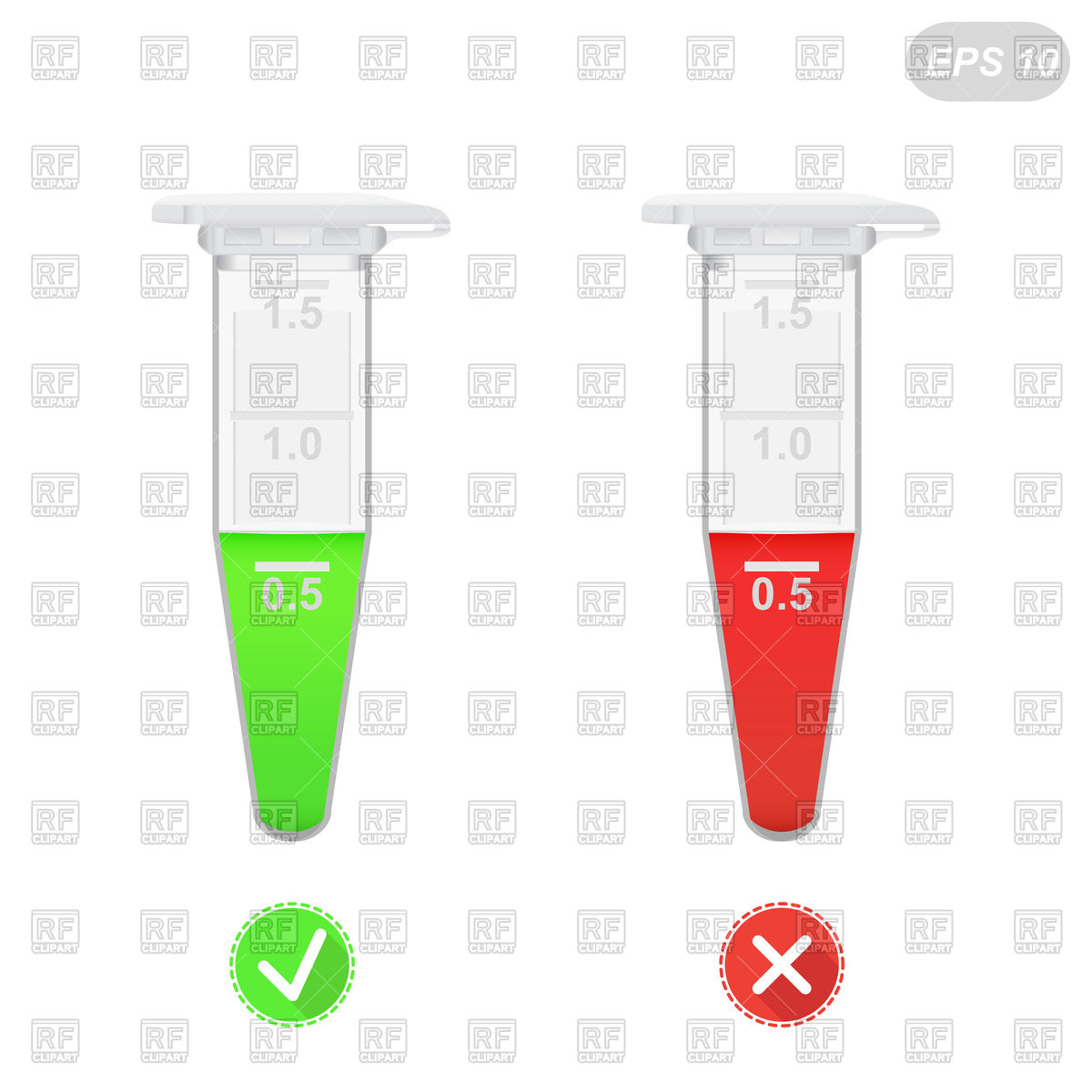 Positive And Negative Samples In Eppendorf Tubes 86564 Download    