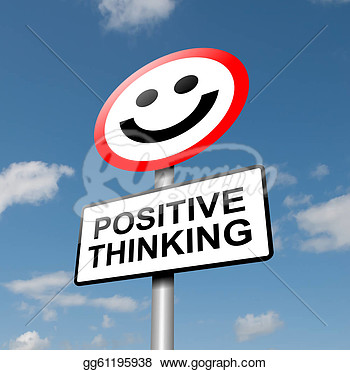 Positive Thinking Concept  Stock Clipart Gg61195938   Gograph