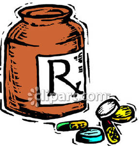 Prescription Medications   Royalty Free Clipart Picture