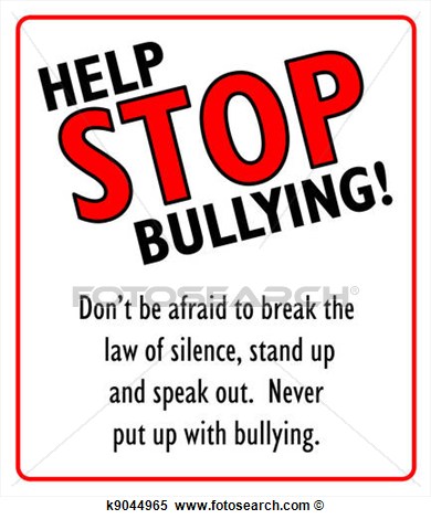 Stock Illustration   Help Stop Bullying  Fotosearch   Search Clipart