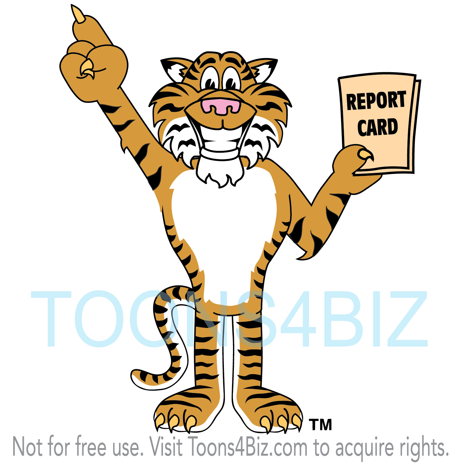 Tiger Mascot Clipart   School Mascot Clipart