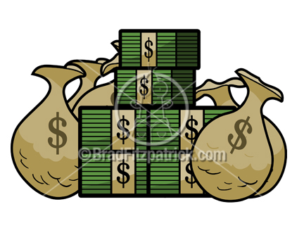 Bo007 Cartoon Money Clip Art