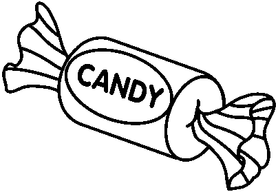 Candy Clip Art Black And White   Food Wallpaper