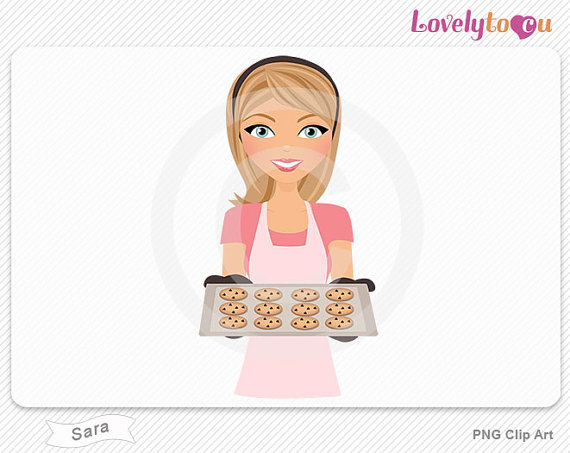     Chocolate Chip Cookies Cookie Tray Digital Png Clipart Set  Sara 310