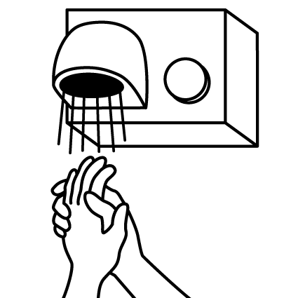 Dry Hands Colouring Pages