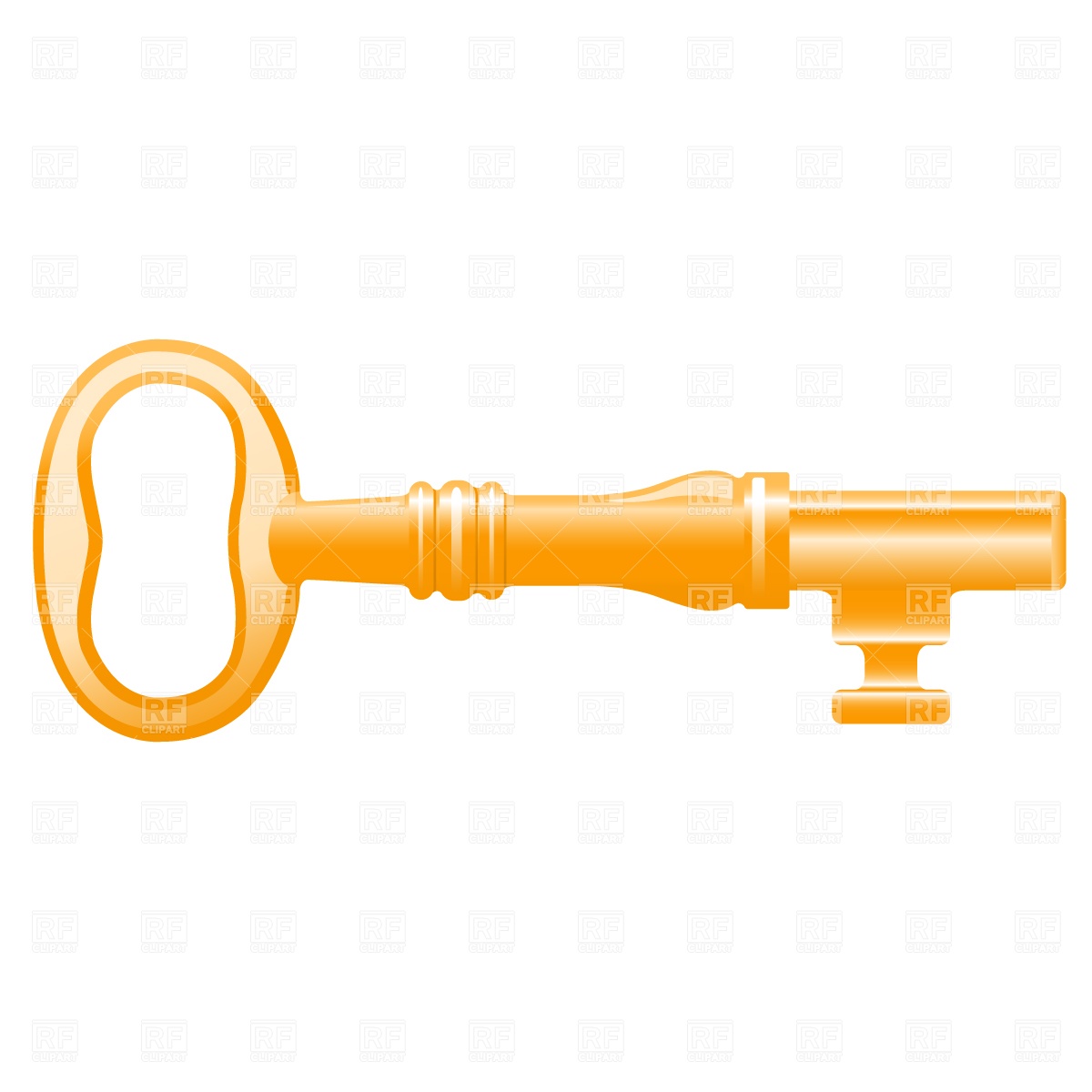 Golden Key 784 Objects Download Royalty Free Vector Clipart  Eps