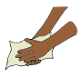 Hands Outline For Classroom   Therapy Use   Great Dry Hands Clipart