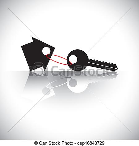 House   Key Chain With Home Icon    Csp16843729   Search Clipart