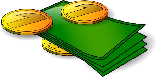 Kamil Money Banknotes And Coin Clip Art At Clker Com   Vector Clip