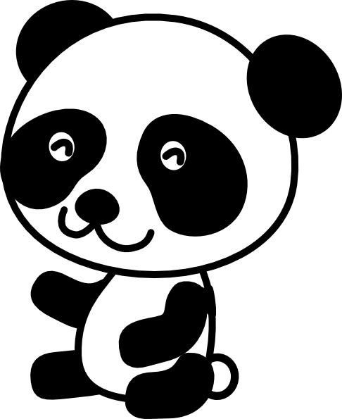 Panda Baby Clip Art At Clker Com   Vector Clip Art Online Royalty    