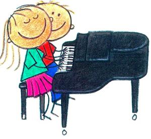 Piano Duet   Clipart By Me And My Big Ideas