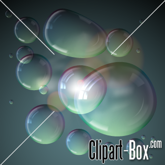 Related Bubbles Background Cliparts  