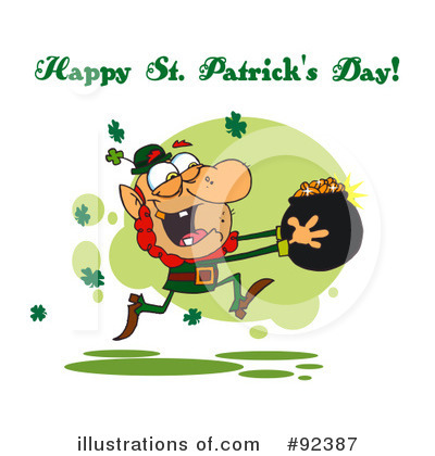 Royalty Free  Rf  Happy St Patricks Day Clipart Illustration  92387 By