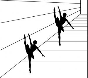 Share Perspective Box Ballerina Bw Clipart With You Friends