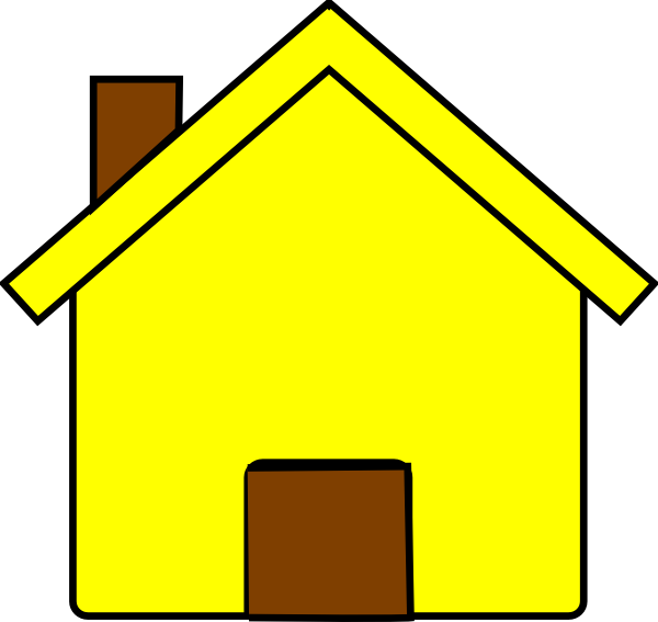 Yellow House Clip Art   Icon Vector   Download Vector Clip Art Online
