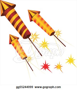 Box Of Crackers Clipart Fire Crackers In Rocket Shape