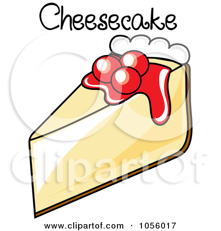 Clipart Serving Of Cheesecake   Royalty Free Vector Illustration By
