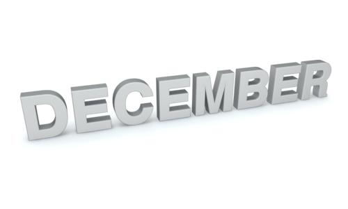 December Word Clipart December