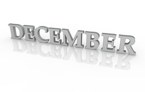 December Word Clipart December