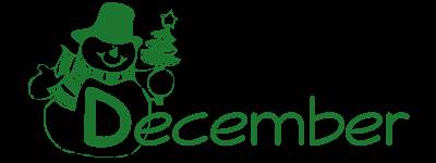 December Word Clipart Pictures December Word Clipart Pictures December    