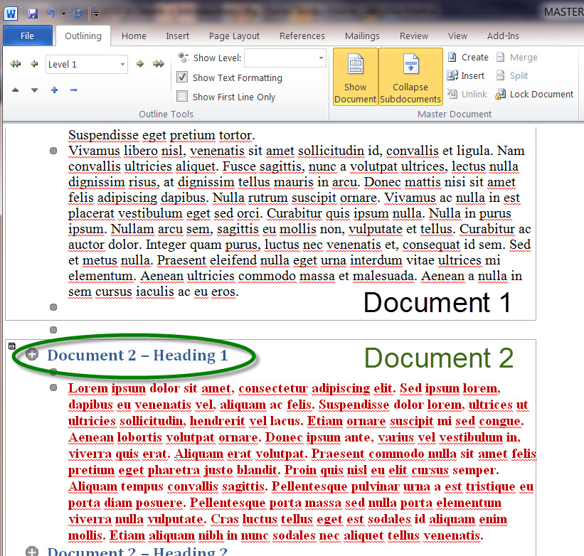 Document  This Is How Document 2 Is Added Right After Document 1
