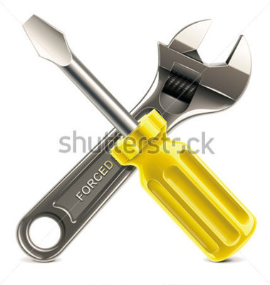 File Browse   Signs   Symbols   Vector Wrench And Screwdriver Xxl Icon