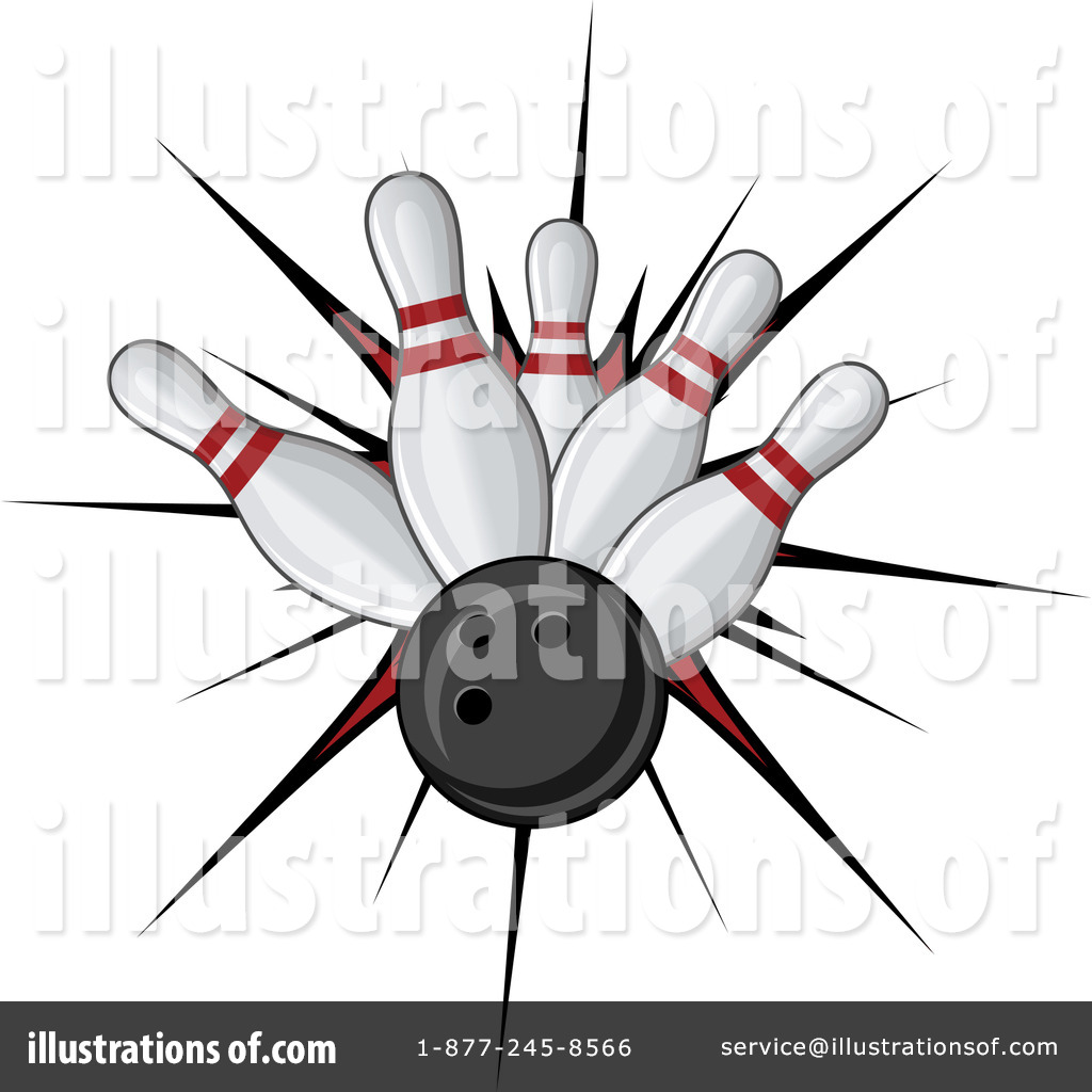 Free  Rf  Bowling Clipart Illustration  1062326 By Seamartini Graphics