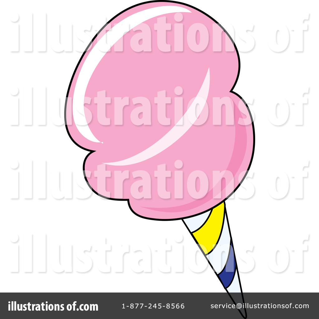 Royalty Free  Rf  Cotton Candy Clipart Illustration By Pams Clipart