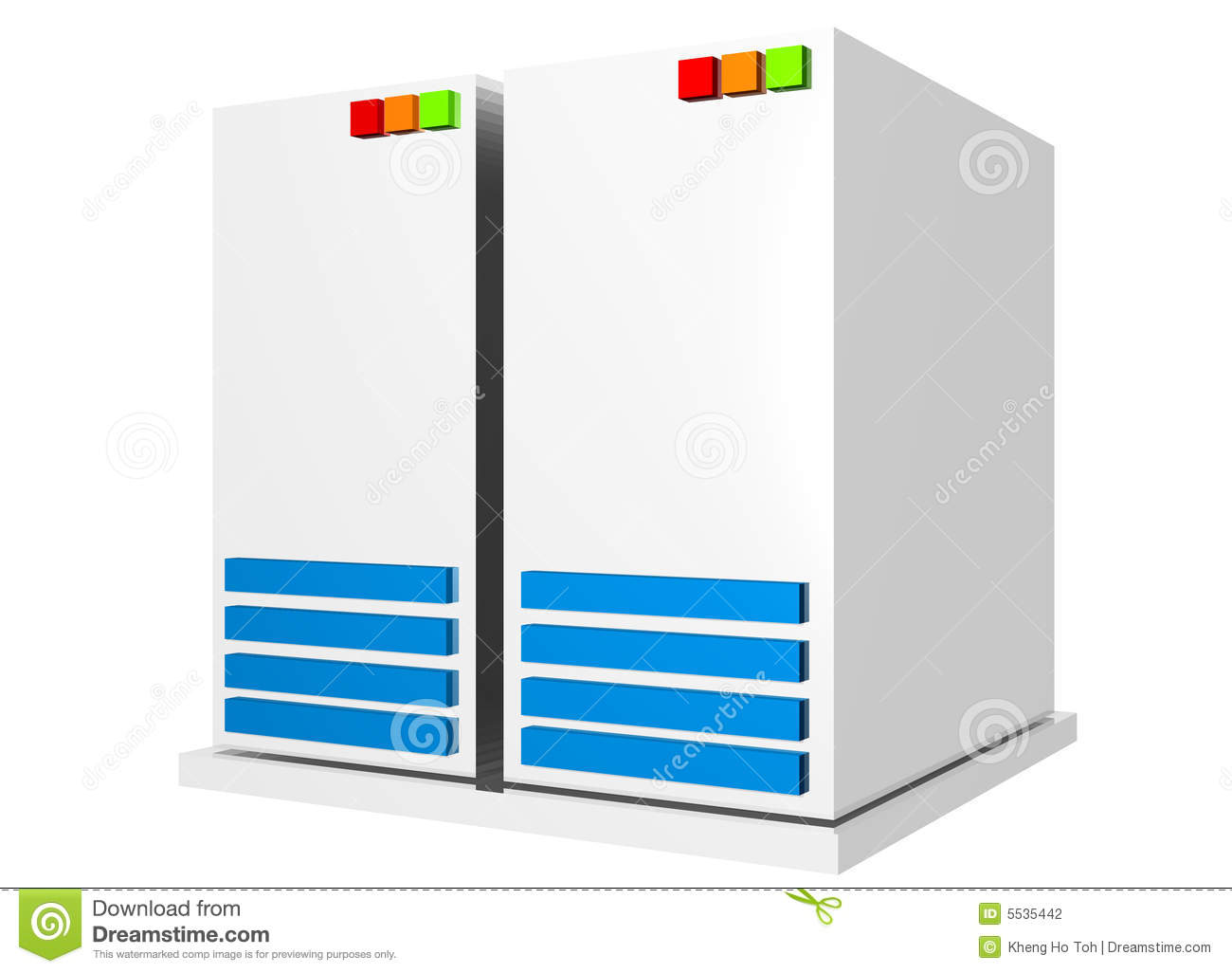 Server   Clip Art Icon Isolated Stock Photography   Image  5535442