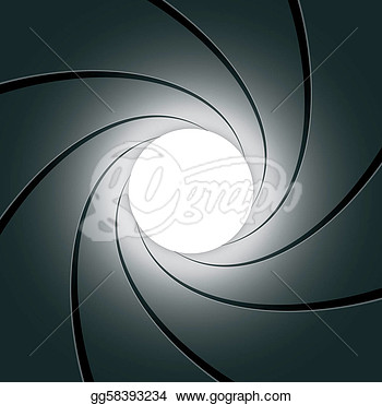 Vector Illustration Of A Gun Barrel   Clipart Drawing Gg58393234