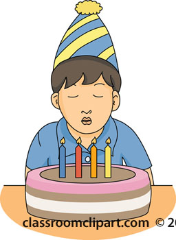 Birthday   Boy With Birthday Cake 11612   Classroom Clipart