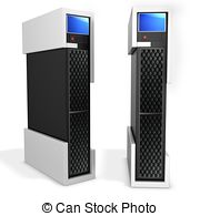 Blade Server Illustrations And Clipart