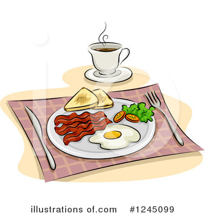 Breakfast Clipart  1245099 By Bnp Design Studio   Royalty Free  Rf    