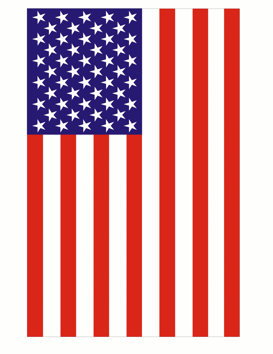 Clip Art Hd Color American Flag