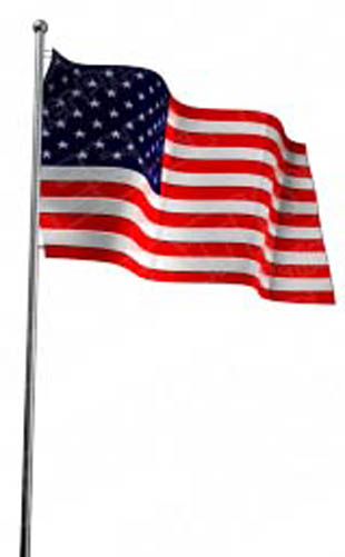 Flag Powerpoint Graphics And American Flag 3d Presentation Graphics
