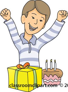 Kentucky   Boy Celebrating Birthday Cake 3   Classroom Clipart